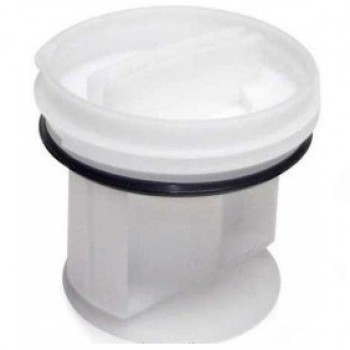 Вставка в фильтр помпы стиральной машины Indesit-Whirlpool, черная крышка+ белый фильтр, код 4812480